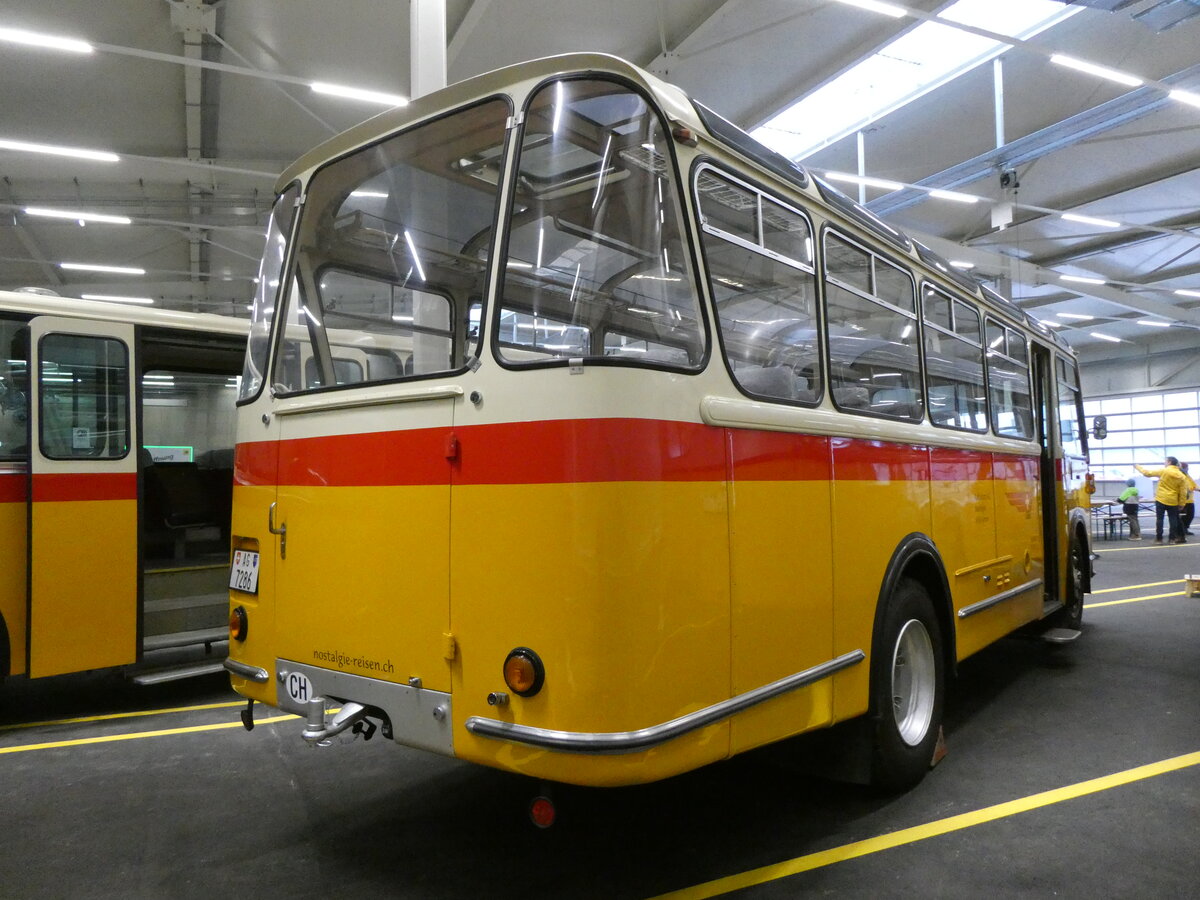 (273'334) - Stutz, Jonen - AG 7286 - FBW/FHS (ex Kellenberger, Heerbrugg; ex Schnider, Engelburg; ex P 23'207; ex P 21'007) am 29. M�rz 2025 in Affoltern, Garage