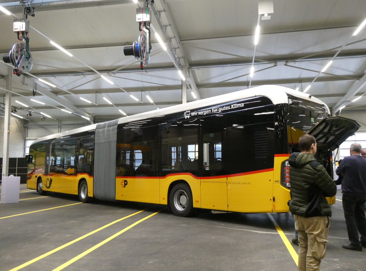 (273'342) - Stutz, Jonen - Nr. 440/ZH 340'767/PID 12'176 - eMercedes am 29. M�rz 2025 in Affoltern, Garage