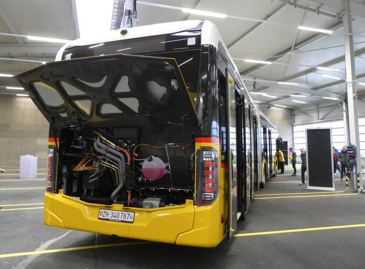 (273'349) - Stutz, Jonen - Nr. 440/ZH 340'767/PID 12'176 - eMercedes am 29. M�rz 2025 in Affoltern, Garage