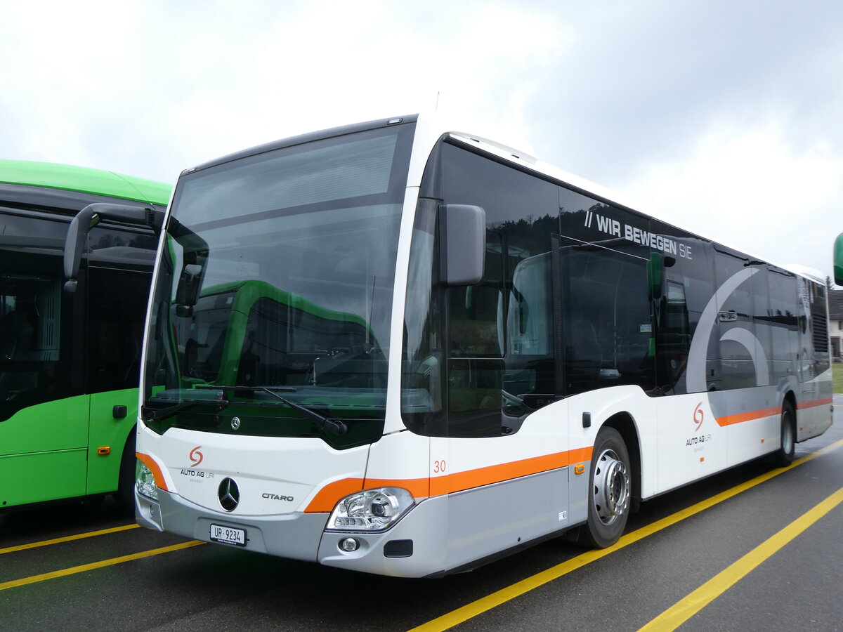 (273'368) - AAGU Altdorf - Nr. 30/UR 9234 - Mercedes am 29. M�rz 2025 in Winterthur, Daimler Buses