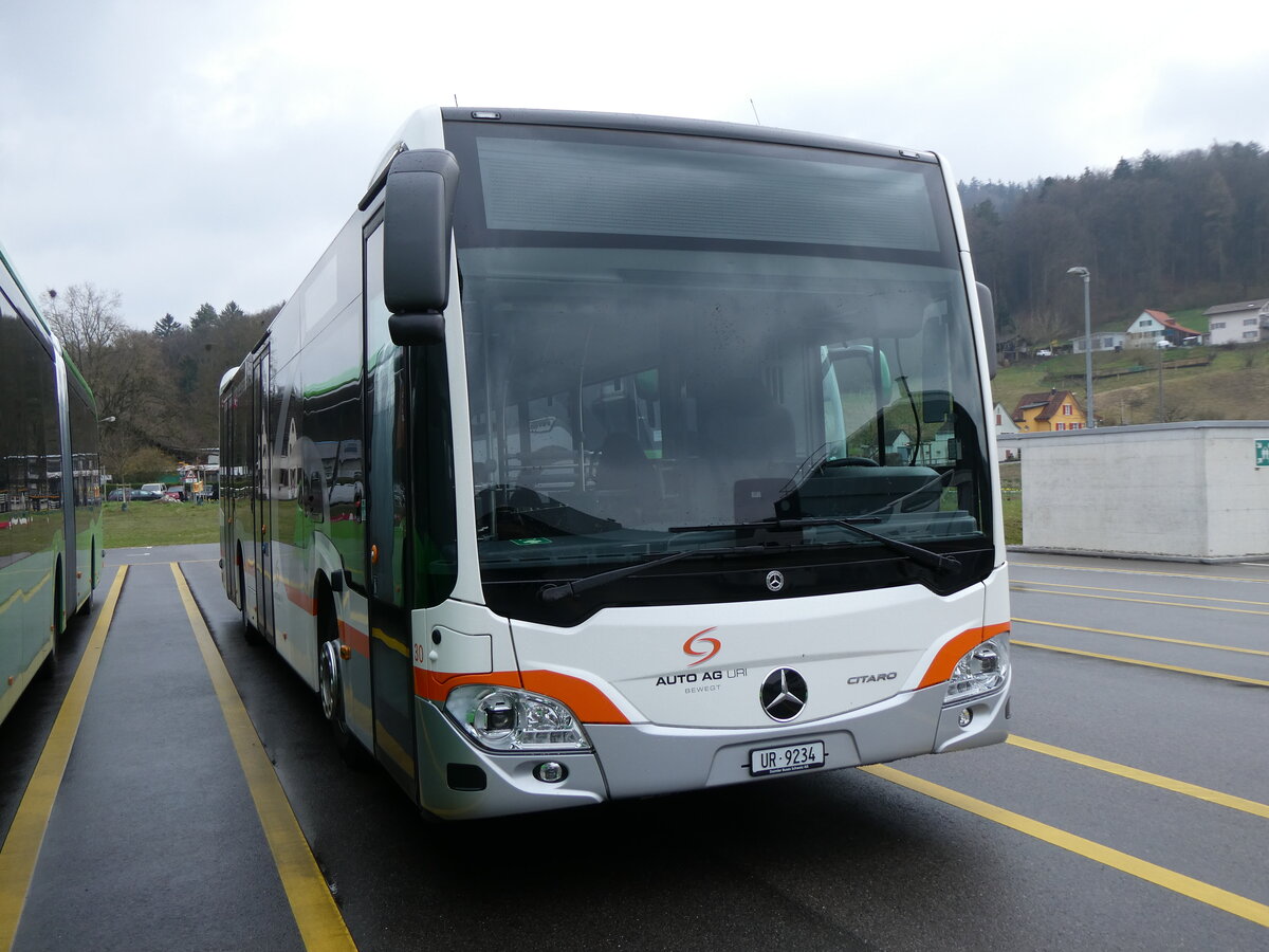 (273'369) - AAGU Altdorf - Nr. 30/UR 9234 - Mercedes am 29. M�rz 2025 in Winterthur, Daimler Buses