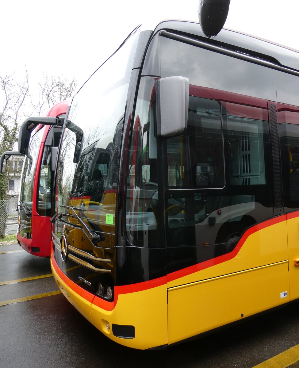 (273'384) - AutoPostale Ticino - (620'648) - eMercedes am 29. M�rz 2025 in Winterthur, Daimler Buses (Teilaufnahme)