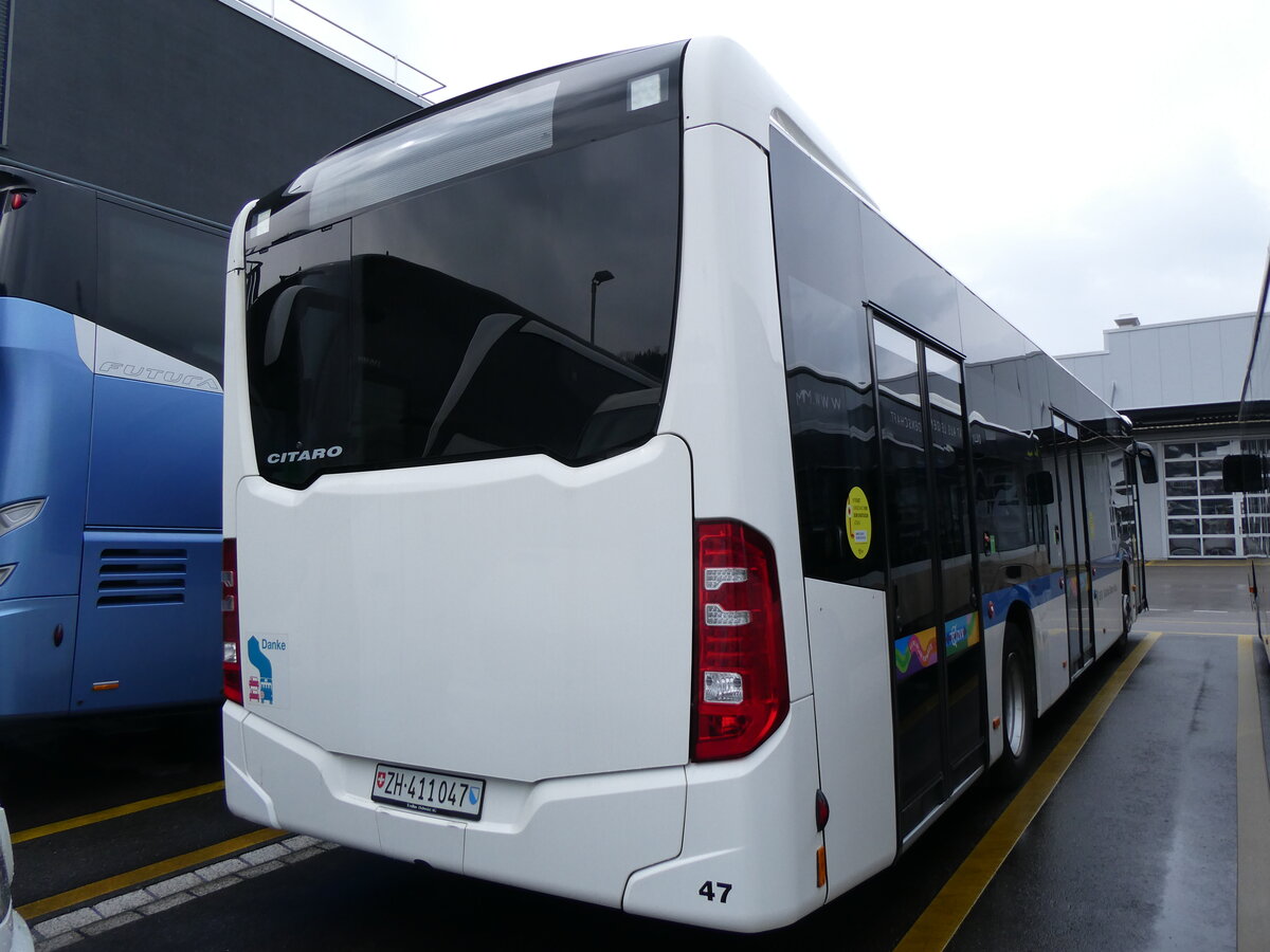 (273'402) - Maag, Kloten - Nr. 47/ZH 411'047 - Mercedes am 29. M�rz 2025 in Winterthur, Daimler Buses