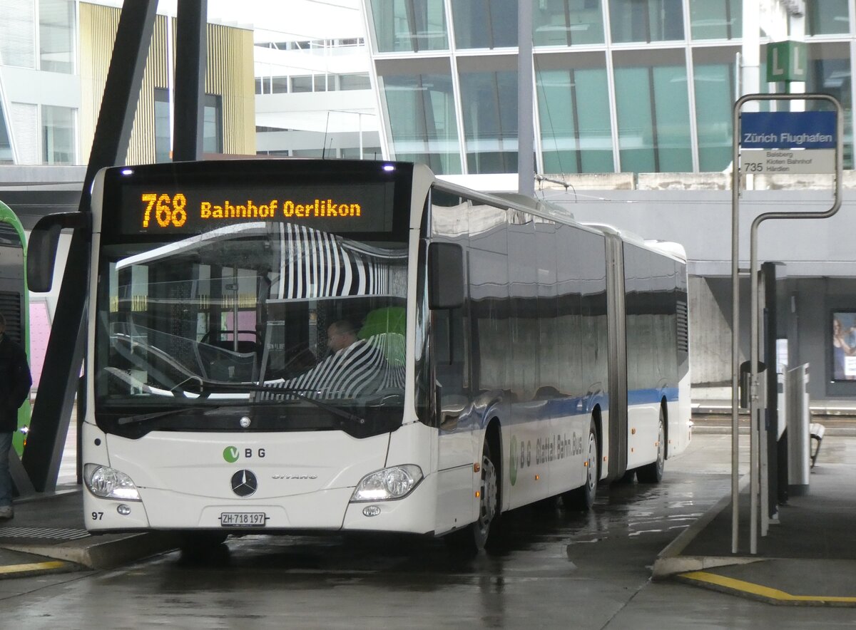 (273'408) - Welti-Furrer, Bassersdorf - Nr. 97/ZH 718'197 - Mercedes am 29. M�rz 2025 in Z�rich-Flughafen