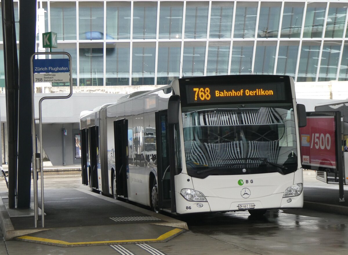 (273'416) - Welti-Furrer, Bassersdorf - Nr. 86/ZH 661'186 - Mercedes am 29. M�rz 2025 in Z�rich-Flughafen