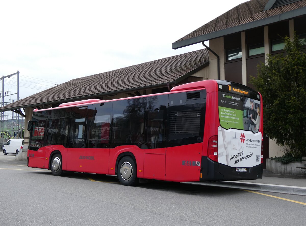 (273'431) - Bernmobil, Bern - Nr. 441/BE 855'441 - Mercedes am 31. M�rz 2025 beim Bahnhof Konolfingen
