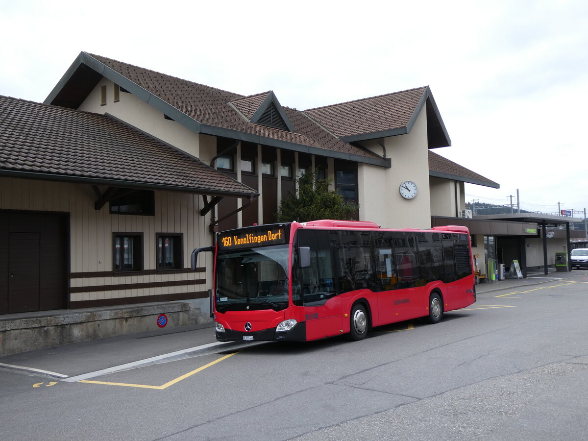 (273'432) - Bernmobil, Bern - Nr. 441/BE 855'441 - Mercedes am 31. M�rz 2025 beim Bahnhof Konolfingen