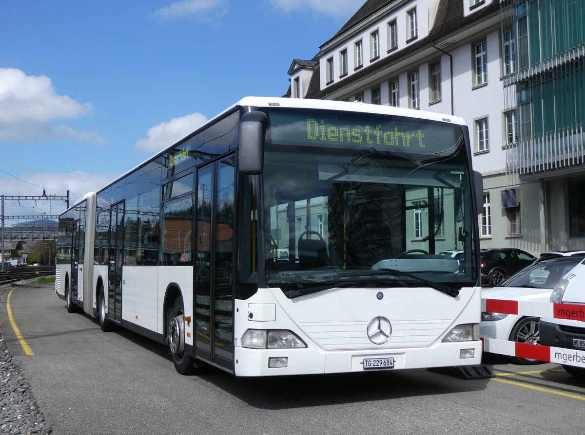 (273'462) - Eurobus, Arbon - Nr. 17/TG 229'684/PID 4235 - Mercedes (ex Nr. 73; ex Nr. 8) am 31. M�rz 2025 beim Bahnhof Langnau