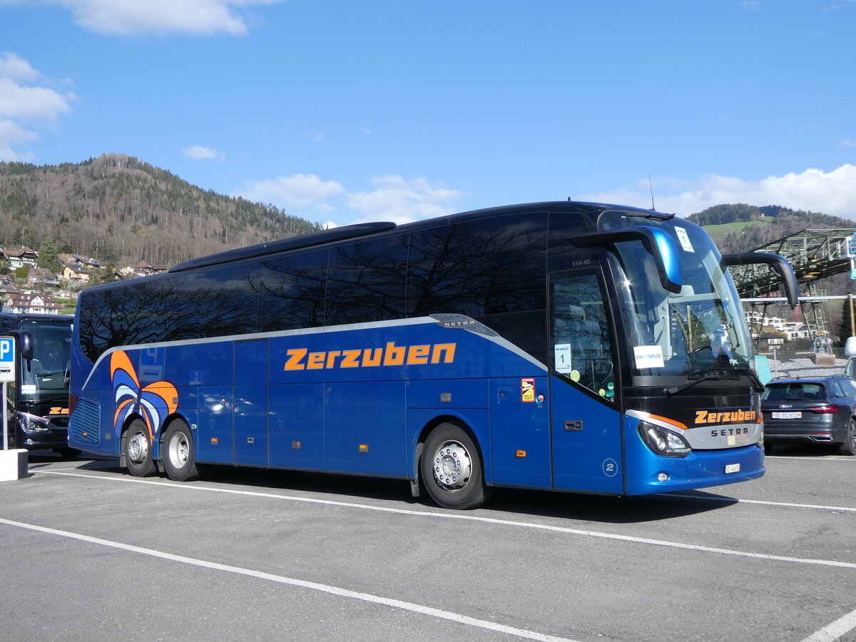 (273'478) - Zerzuben, Visp-Eyholz - Nr. 2/VS 44'605 - Setra am 31. M�rz 2025 in Thun, Seestrasse