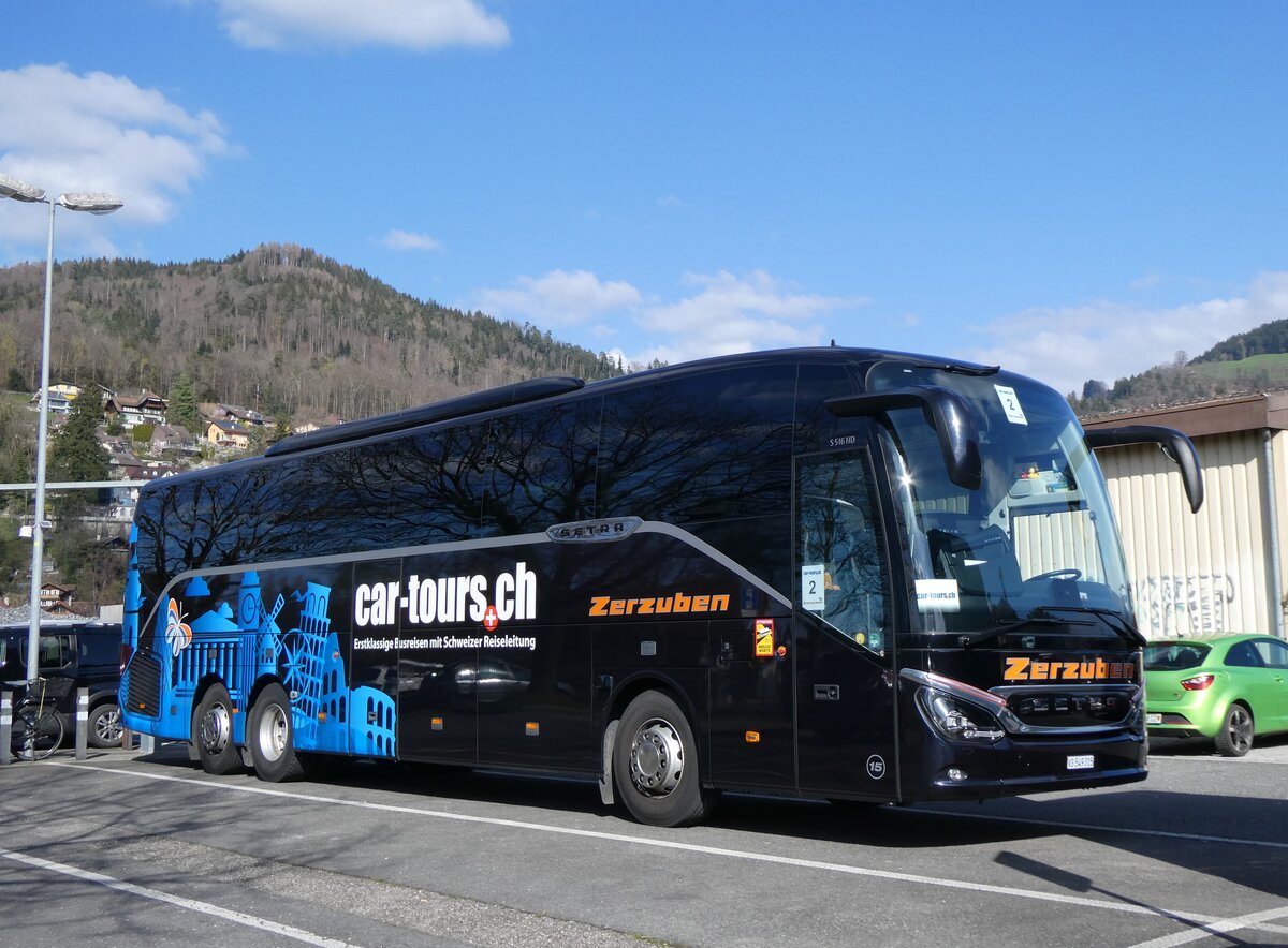 (273'480) - Zerzuben, Visp-Eyholz - Nr. 15/VS 549'315 - Setra am 31. M�rz 2025 in Thun, Seestrasse