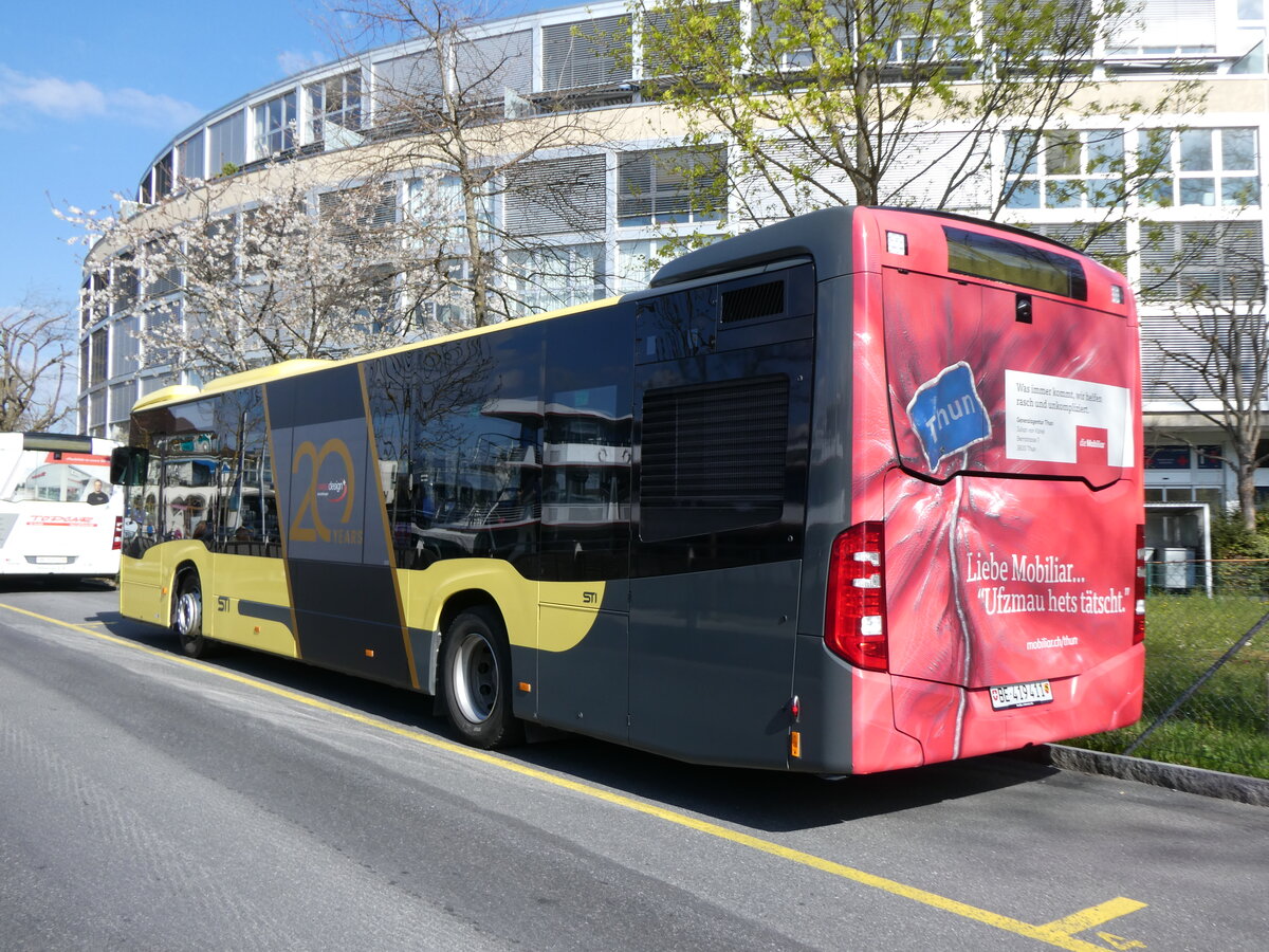 (273'768) - STI Thun - Nr. 411/BE 419'411 - Mercedes am 9. April 2025 bei der Schiffl�ndte Thun
