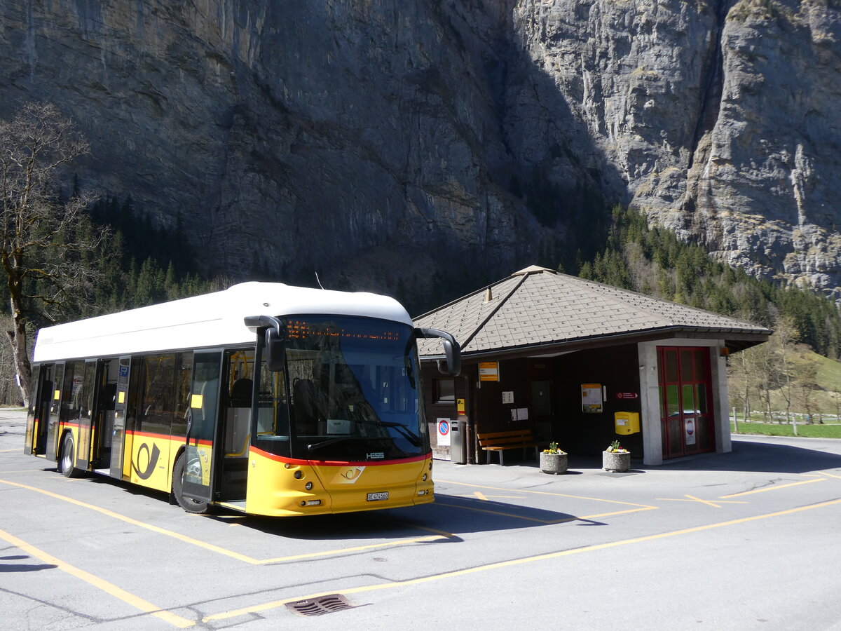 (273'815) - PostAuto Bern - BE 474'560/PID 10'247 - Hess am 10. April 2025 in Stechelberg, Hotel