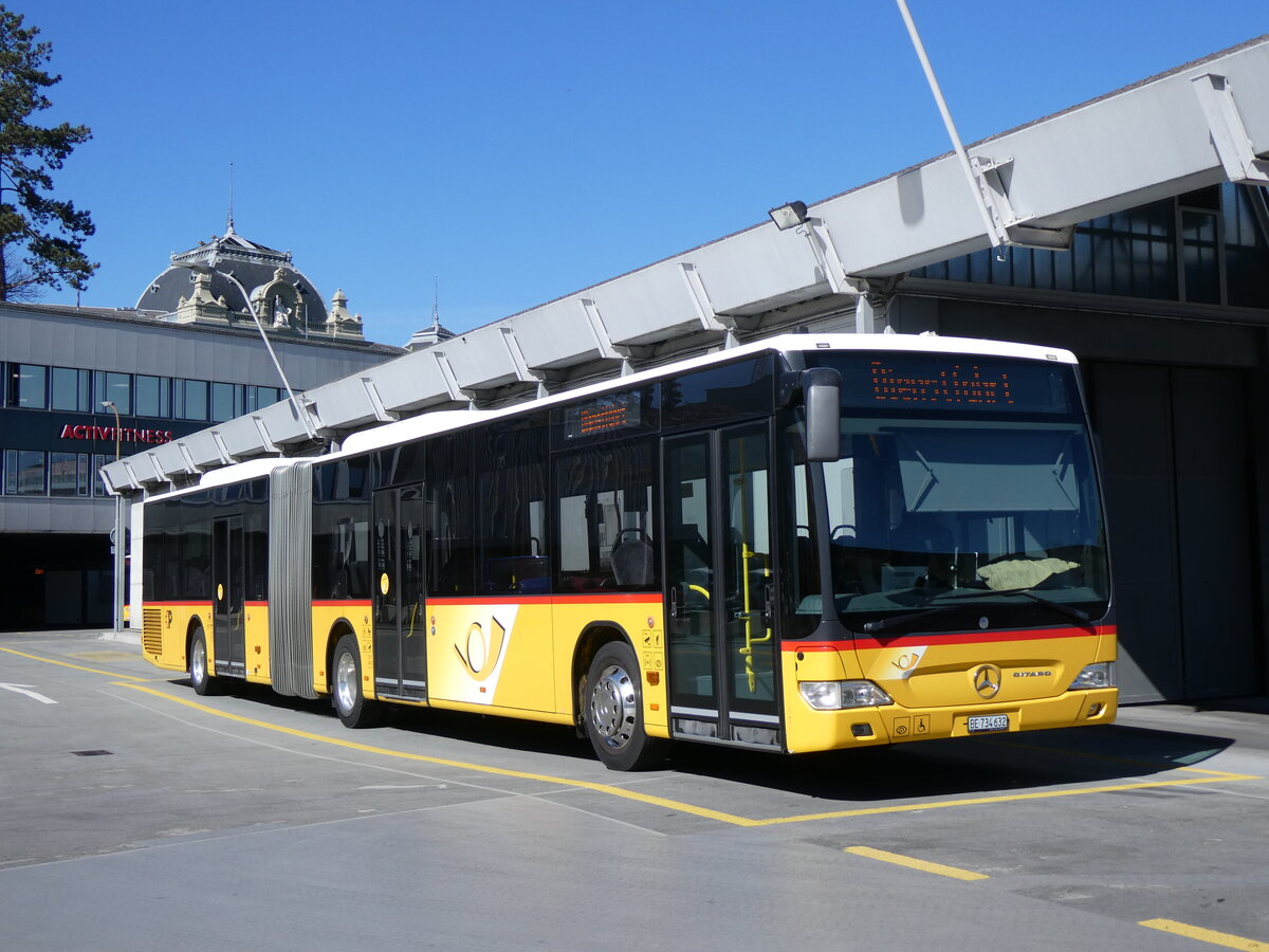 (273'861) - PostAuto Bern - Nr. 5550/BE 734'632/PID 5550 - Mercedes (ex Nr. 632) am 11. April 2025 in Bern, Postautostation