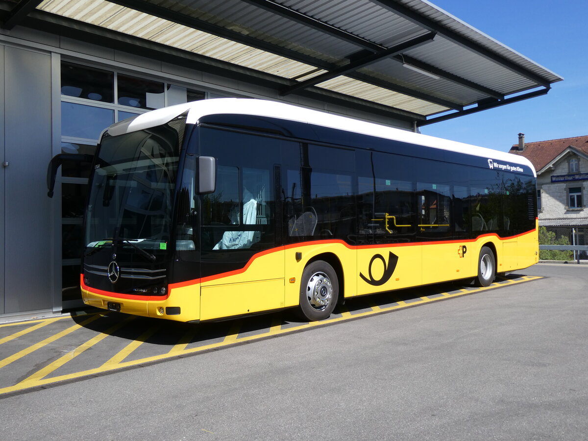 (273'887) - PostAuto Bern - PID 12'124 - eMercedes am 12. April 2025 in Winterthur, Daimler Buses