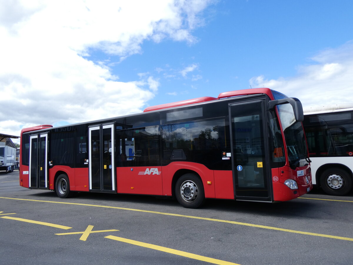 (274'063) - AFA Adelboden - Nr. 92/BE 19'692 - Mercedes am 18. April 2025 in Kerzers, Interbus