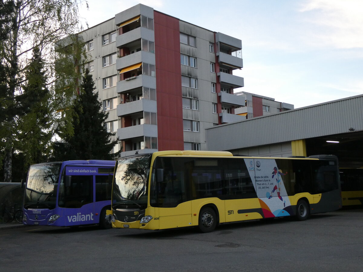 (274'096) - STI Thun - Nr. 409/BE 866'409 - Mercedes am 20. April 2025 in Thun, Garage