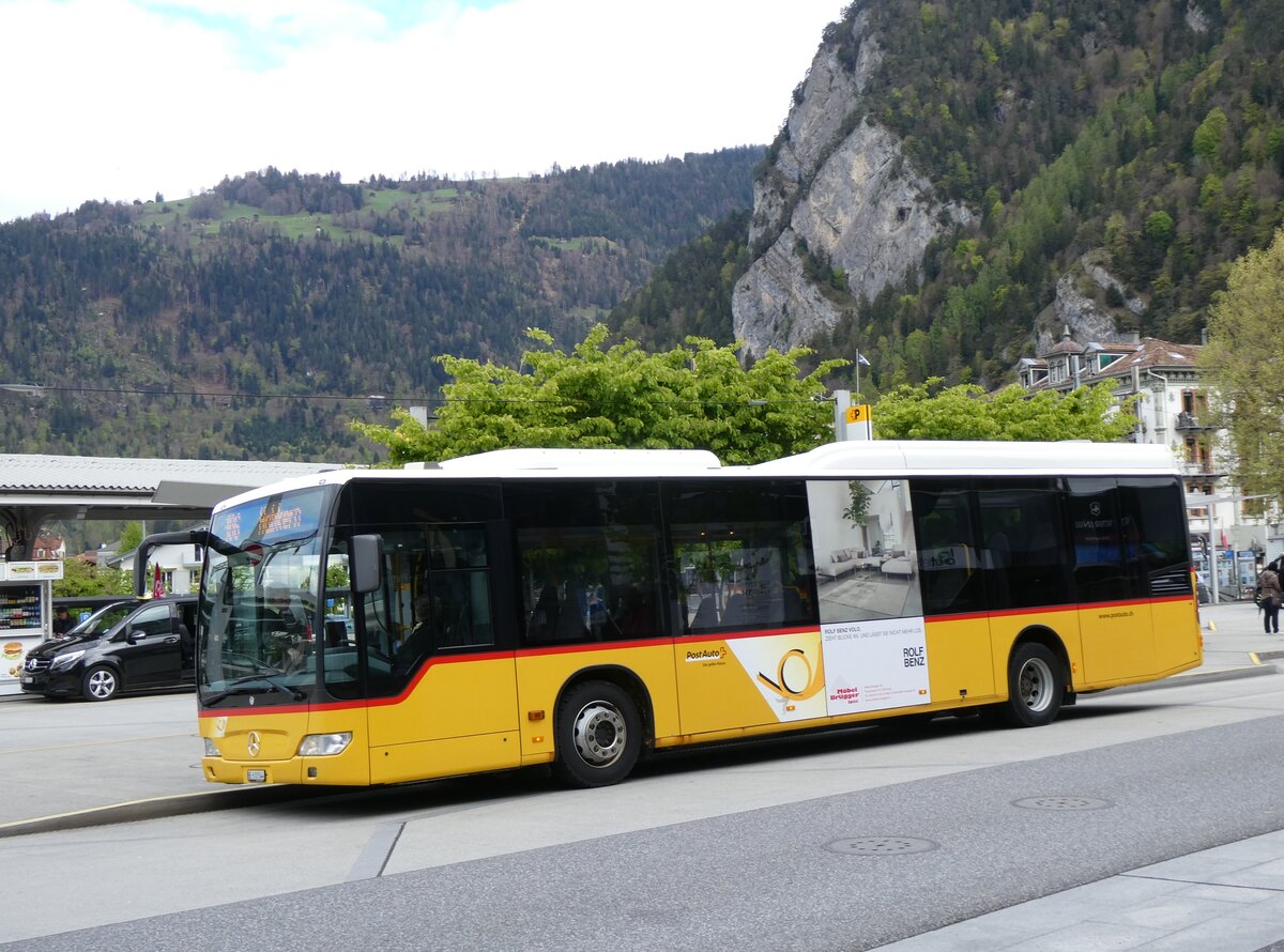 (274'155) - PostAuto Bern - BE 610'544/PID 5417 - Mercedes (ex BE 538'988; ex BE 637'781) am 24. April 2025 beim Bahnhof Interlaken West