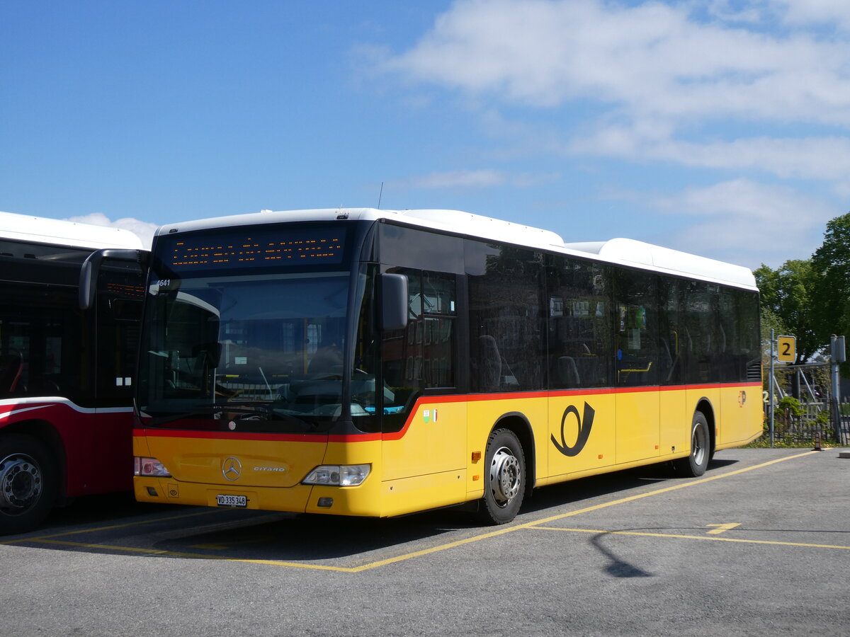 (274'237) - CarPostal Ouest - VD 335'348/PID 4641 - Mercedes am 26. April 2025 in Yverdon, Garage