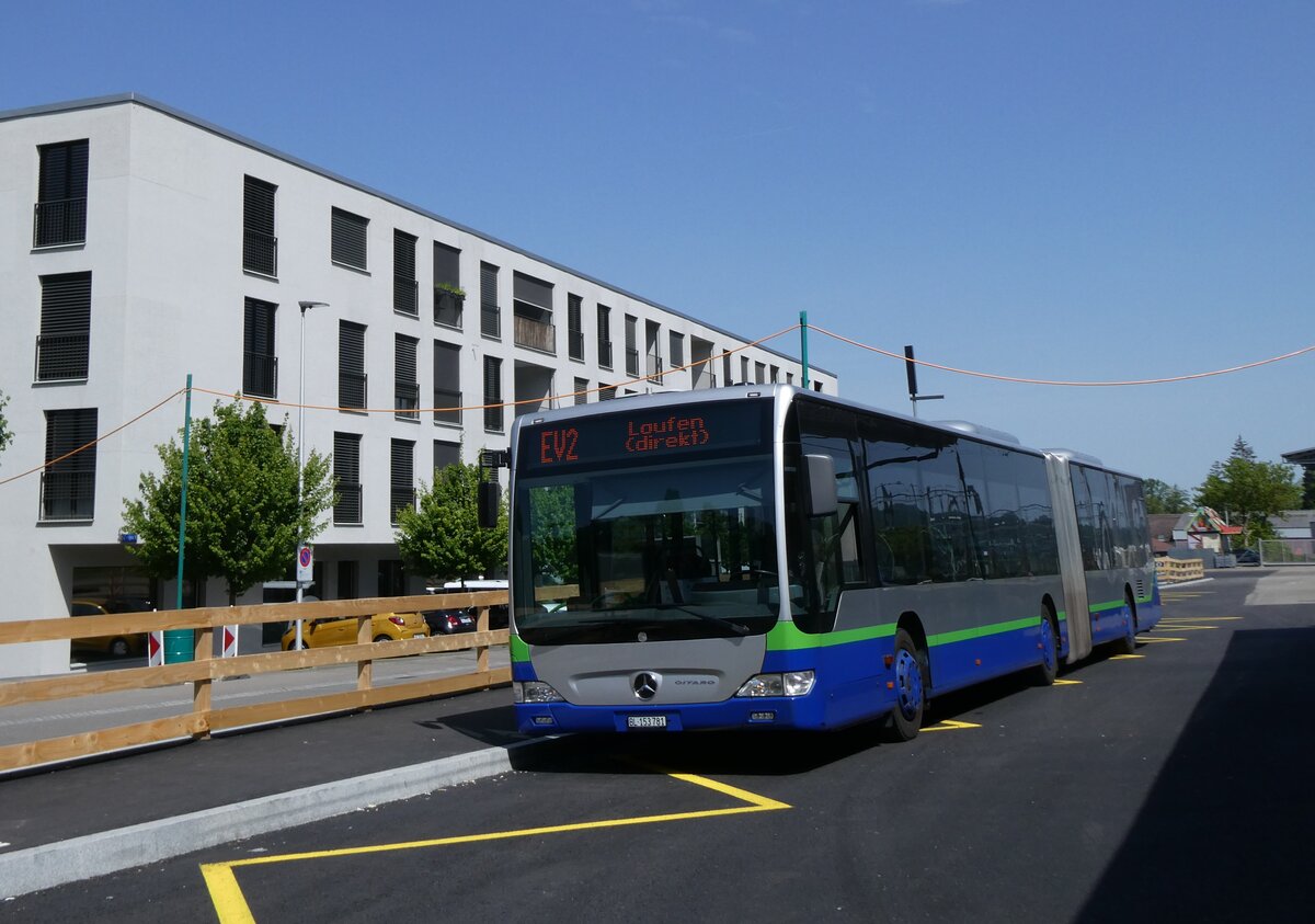 (274'442) - PostAuto Nordschweiz - BL 153'781/PID 12'422 - Mercedes (ex TPL Lugano Nr. 406) am 2. Mai 2025 beim Bahnhof Aesch