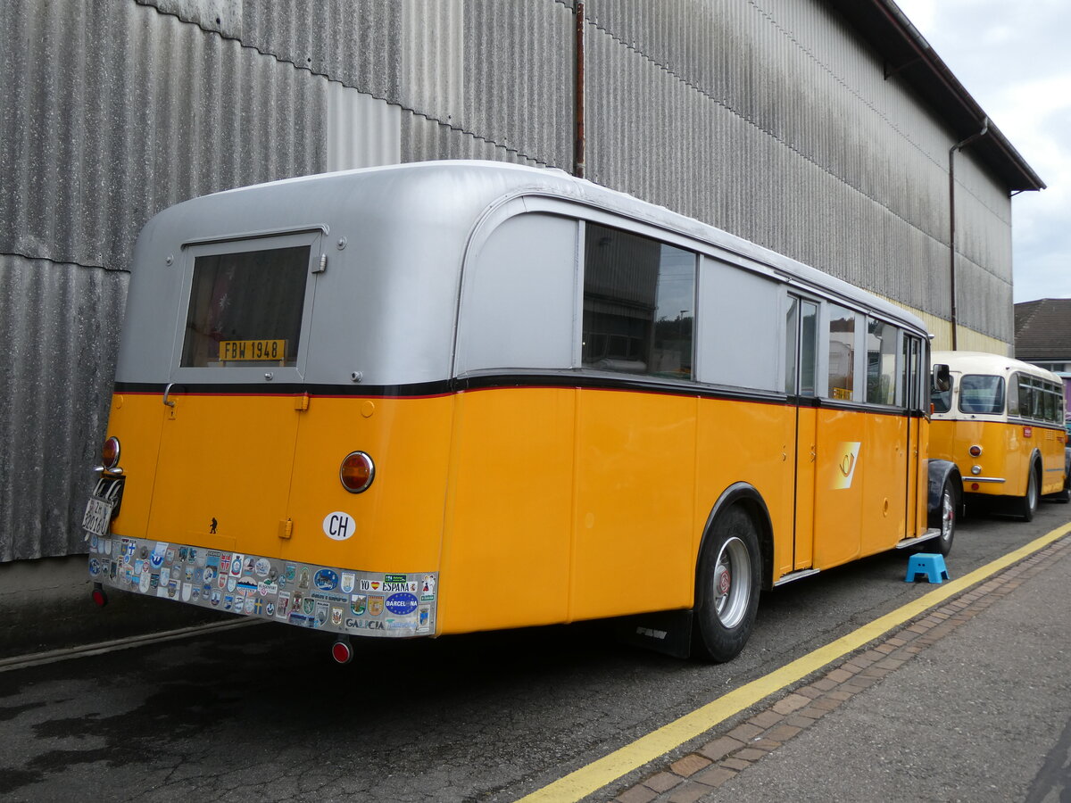 (274'533) - Badertscher, Winterthur - ZH 32'016 U - FBW/T�scher (ex P 24'574; ex P 1394) am 3. Mai 2025 in Attikon, Wegm�ller