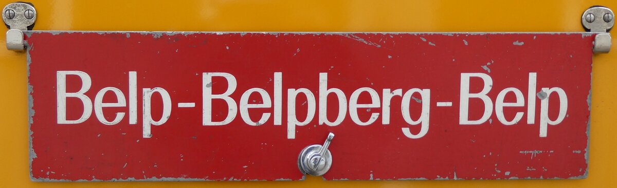 (274'552) - Routentafel - Belp-Belpberg-Belp - am 3. Mai 2025 in Attikon, Wegm�ller