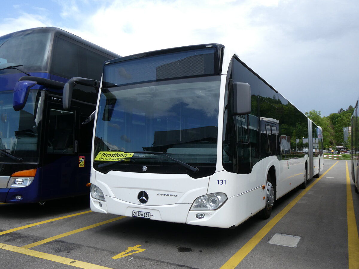 (274'604) - VZO Gr�ningen - Nr. 131/ZH 126'131 - Mercedes am 3. Mai 2025 in Winterthur, Daimler Buses