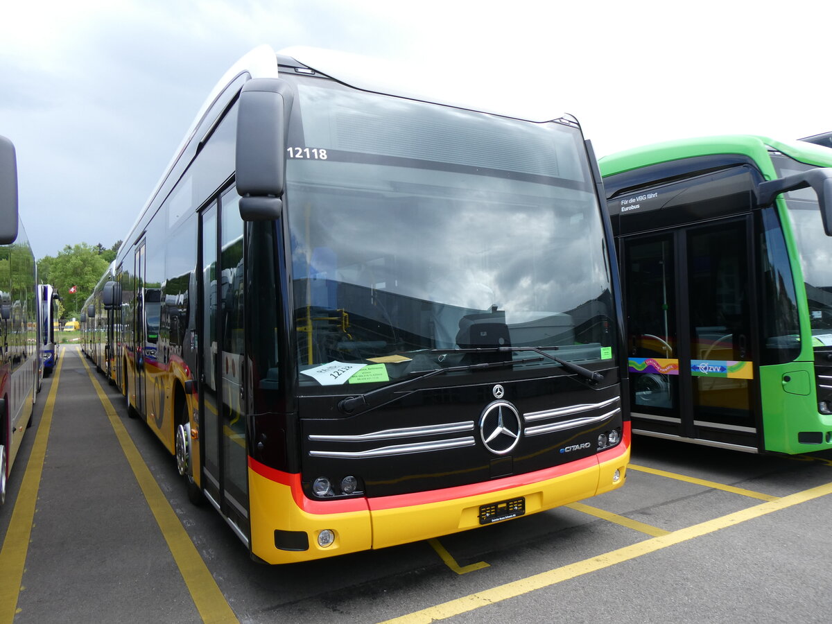 (274'610) - AutoPostale Ticino - PID 12'118 - eMercedes am 3. Mai 2025 in Winterthur, Daimler Buses