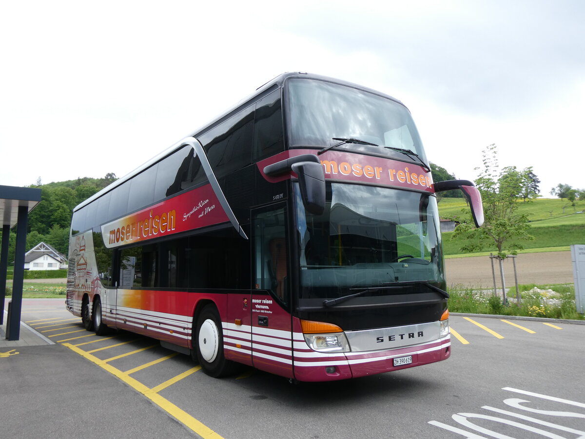 (274'629) - Moser, Flaach - ZH 390'619 - Setra am 3. Mai 2025 in Winterthur, Daimler Buses