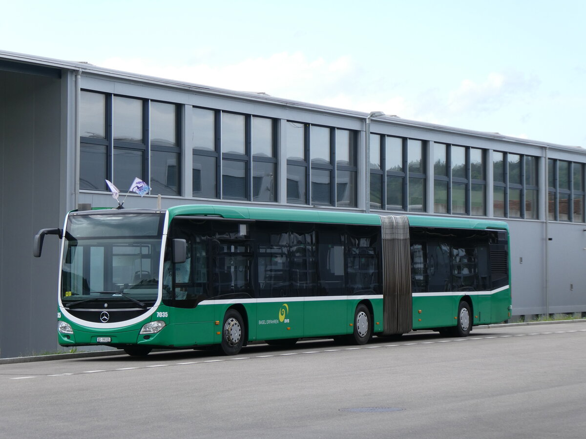 (274'631) - BVB Basel - Nr. 7035/BS 99'335 - Mercedes am 3. Mai 2025 in Winterthur, Daimler Buses