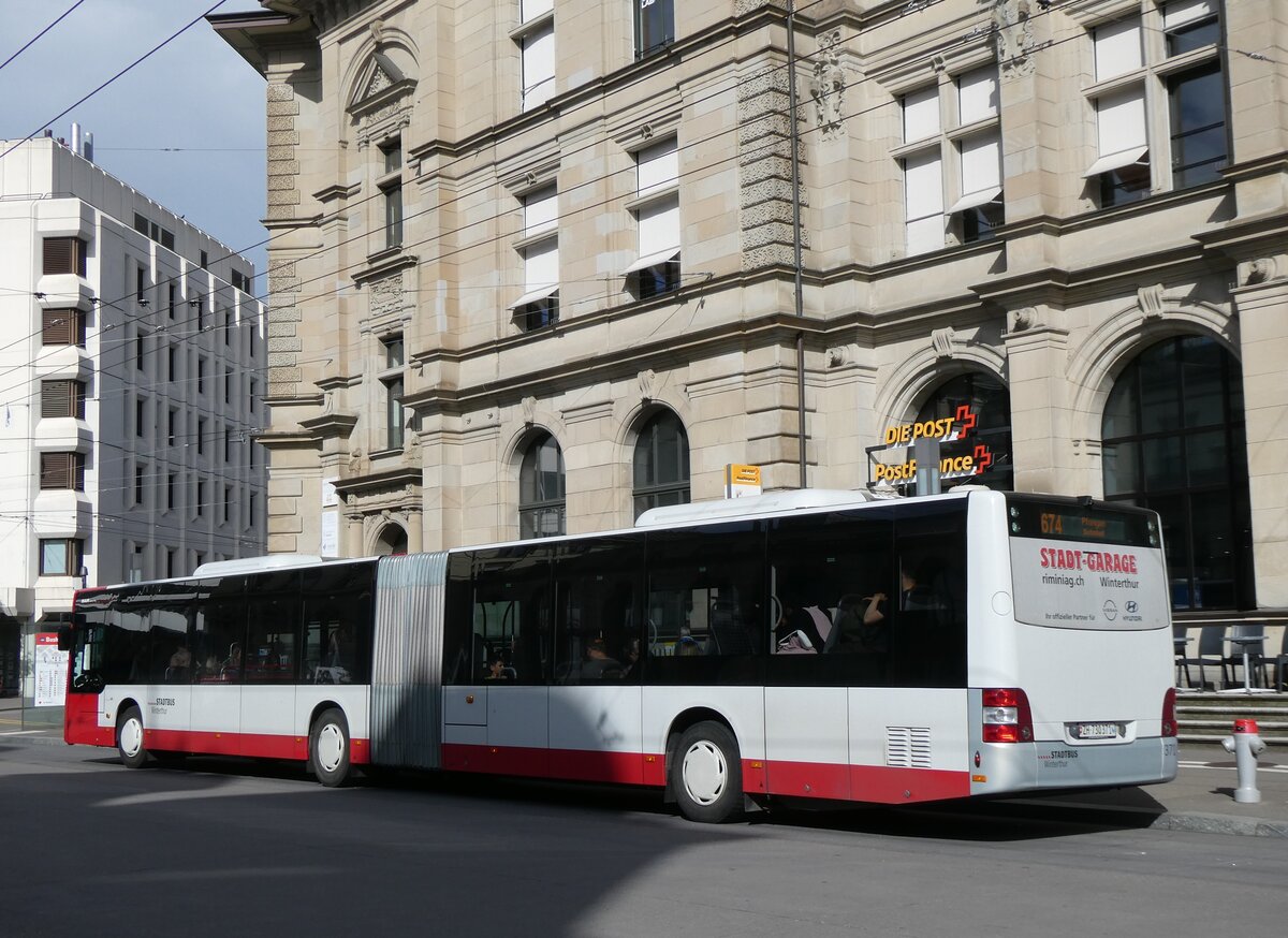 (274'645) - SW Winterthur - Nr. 371/ZH 730'371 - MAN am 3. Mai 2025 beim Hauptbahnhof Winterthur