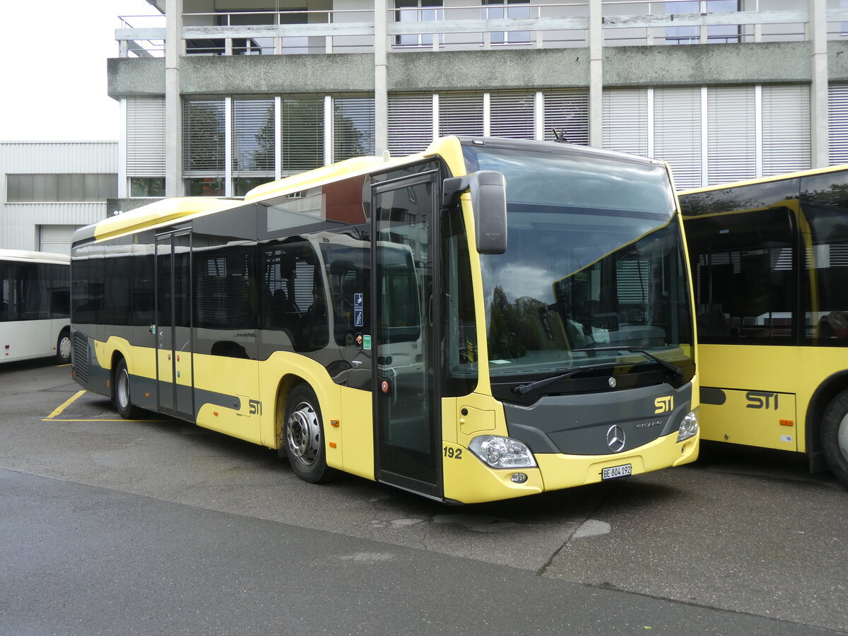 (274'654) - STI Thun - Nr. 192/BE 804'192 - Mercedes am 4. Mai 2025 in Thun, Garage