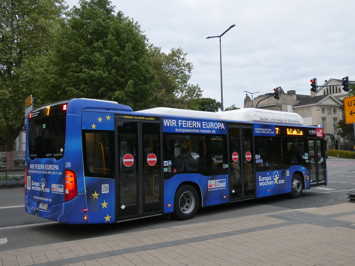 (274'833) - SWG Giessen - Nr. 28/GI-MB 1028 - Mercedes am 7. Mai 2025 in Giessen, Berliner Platz