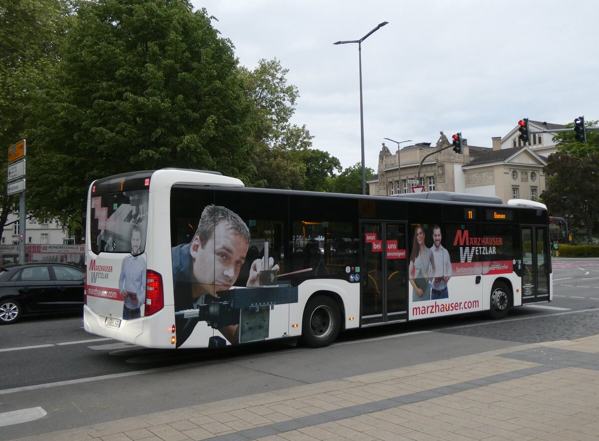 (274'838) - Gimmler, Wetzlar - WZ-WV 410 - Mercedes am 7. Mai 2025 in Giessen, Berliner Platz