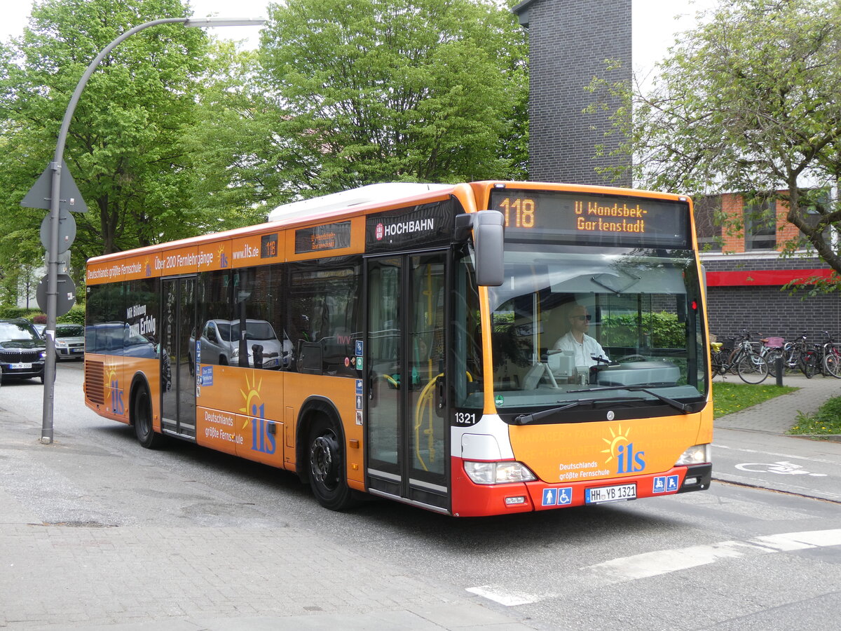 (275'072) - HHA Hamburg - Nr. 1321/HH-YB 1321 - Mercedes am 8. Mai 2025 in Hamburg, Wandsbek-Gartenstadt