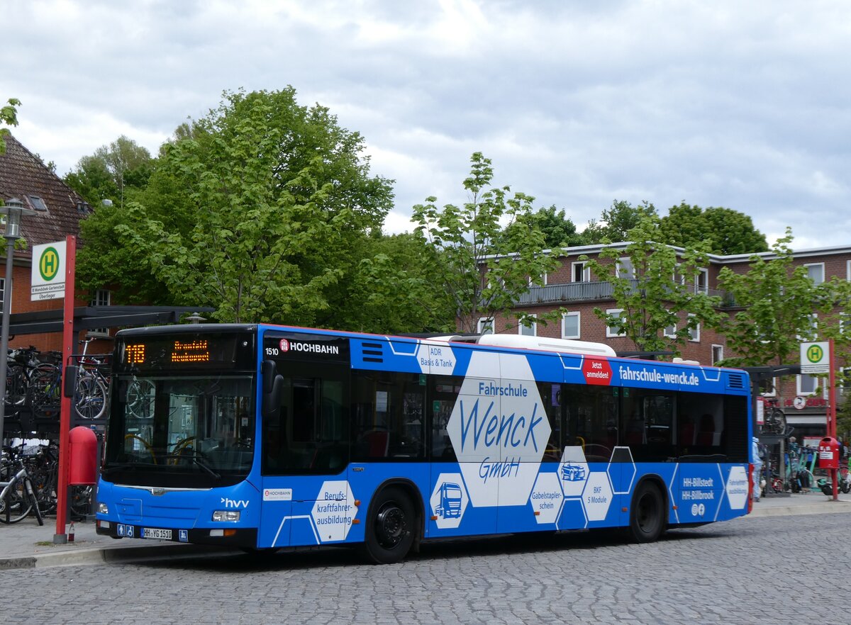 (275'076) - HHA Hamburg - Nr. 1510/HH-YG 1510 - MAN am 8. Mai 2025 in Hamburg, Wandsbek-Gartenstadt