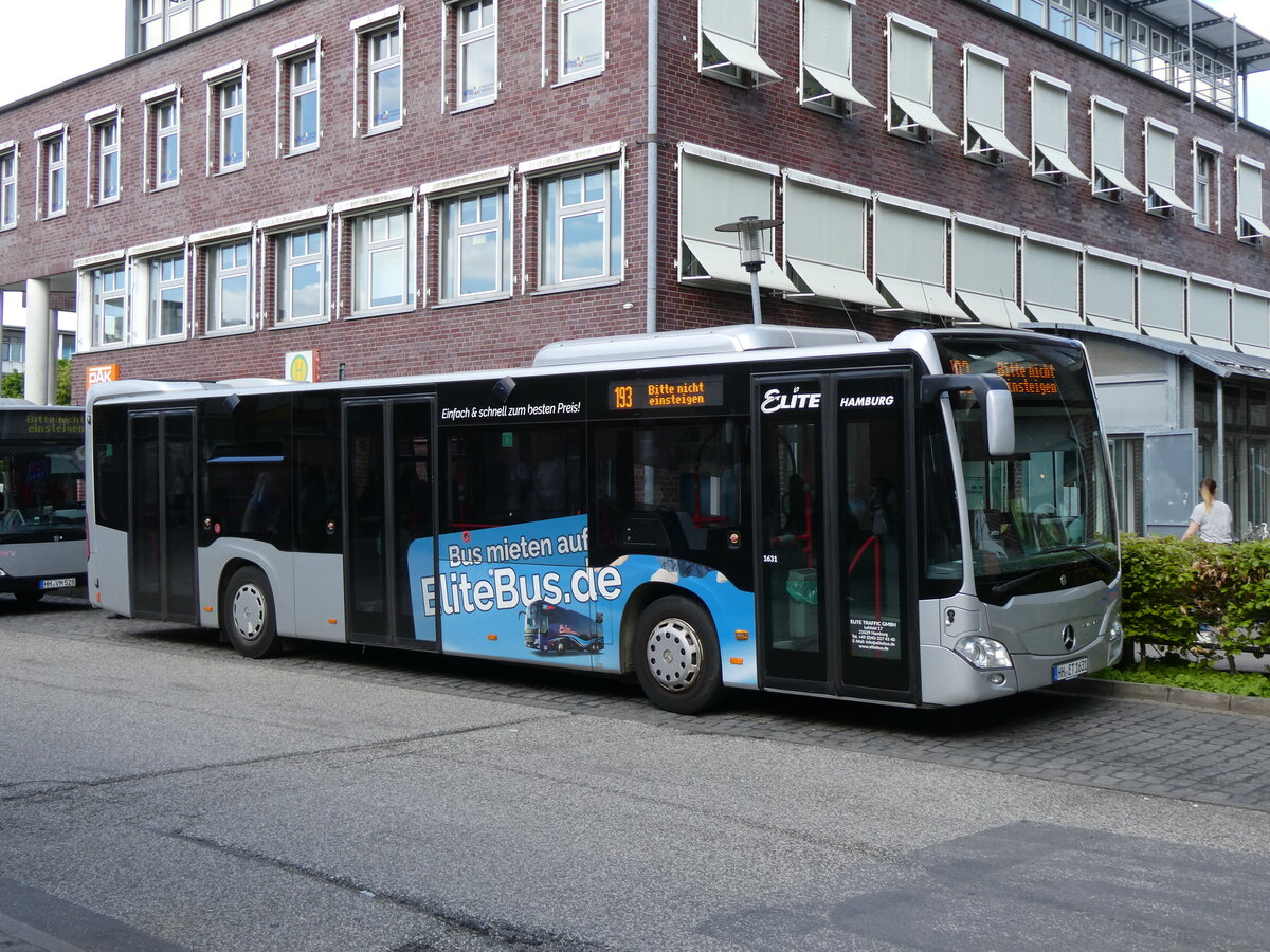 (275'371) - Elite Traffic, Hamburg - Nr. 1631/HH-ET 1631 - Mercedes am 10. Mai 2025 in Norderstedt, U-Bahnhof Norderstedt Mitte