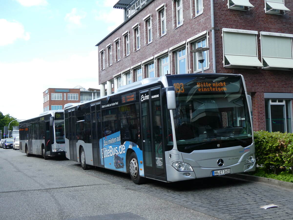 (275'372) - Elite Traffic, Hamburg - Nr. 1631/HH-ET 1631 - Mercedes am 10. Mai 2025 in Norderstedt, U-Bahnhof Norderstedt Mitte