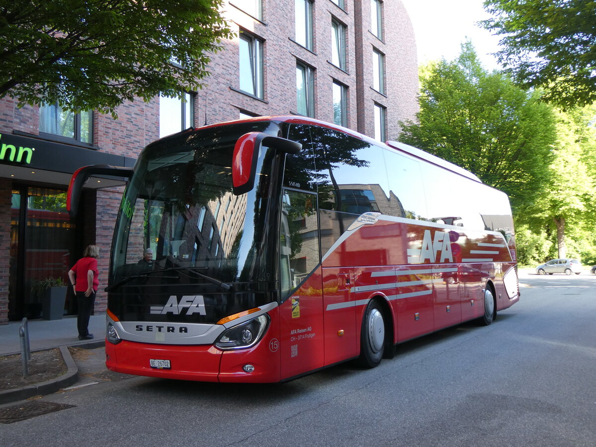 (275'403) - Aus der Schweiz: AFA Adelboden - Nr. 15/BE 26'702 - Setra am 11. Mai 2025 in Hamburg, Hotel Holiday Inn