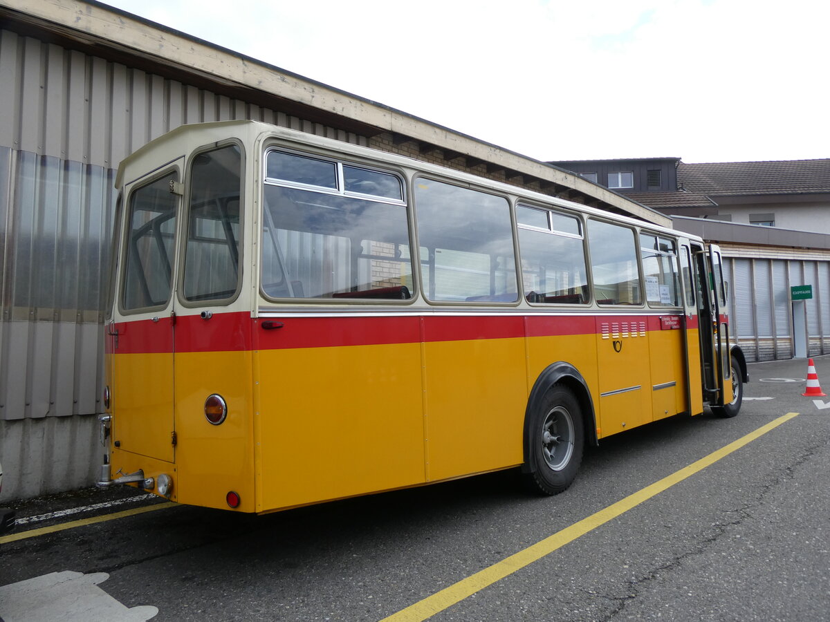 (275'524) - Brander, B�tschwil - SG 29'670 U - Saurer/Krapf (ex Vetsch, Oberhelfenschwil) am 3. Mai 2025 in Attikon, Wegm�ller