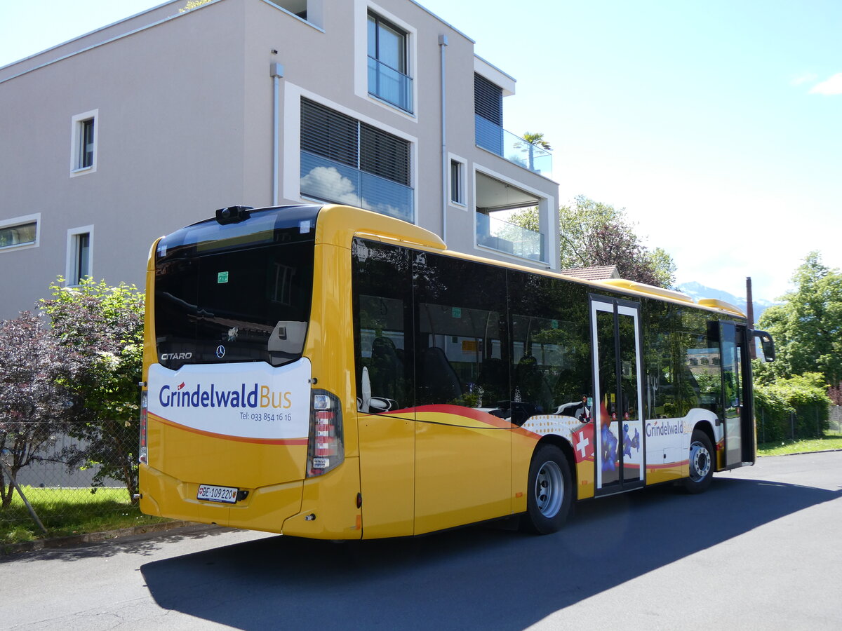 (275'553) - GrindelwaldBus, Grindelwald - Nr. 220/BE 109'220 - Mercedes am 14. Mai 2025 in Thun, Garage STI
