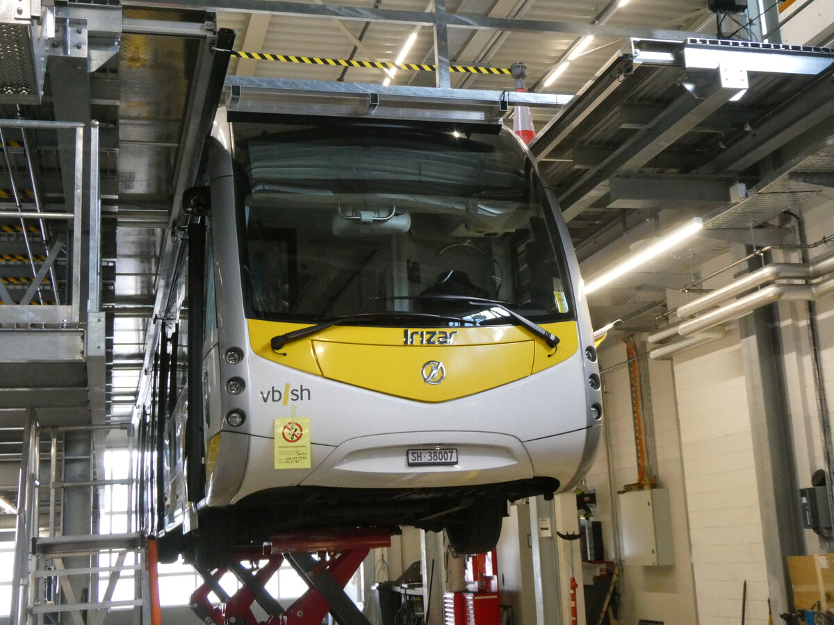 (275'648) - VBSH Schaffhausen - Nr. 7/SH 38'007 - eIrizar am 17. Mai 2025 in Schaffhausen, Busdepot