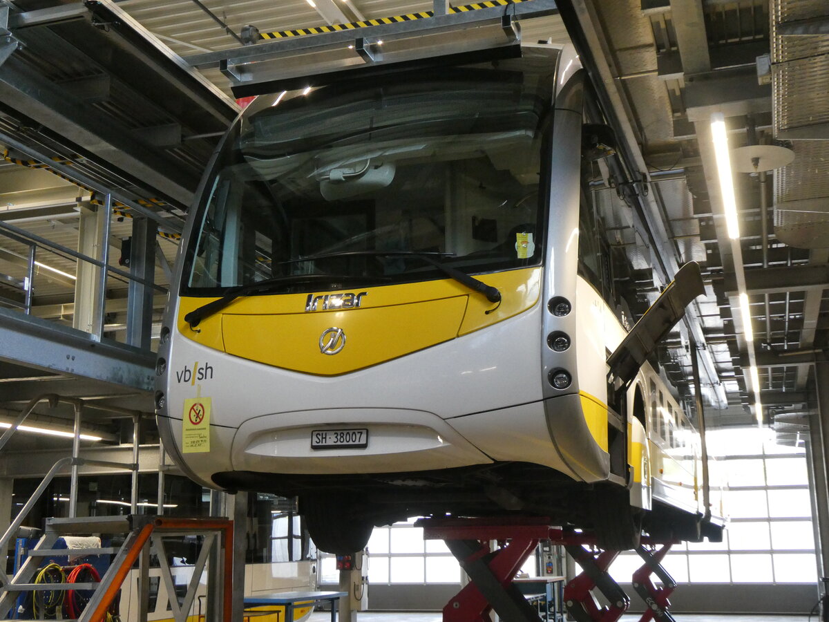 (275'649) - VBSH Schaffhausen - Nr. 7/SH 38'007 - eIrizar am 17. Mai 2025 in Schaffhausen, Busdepot