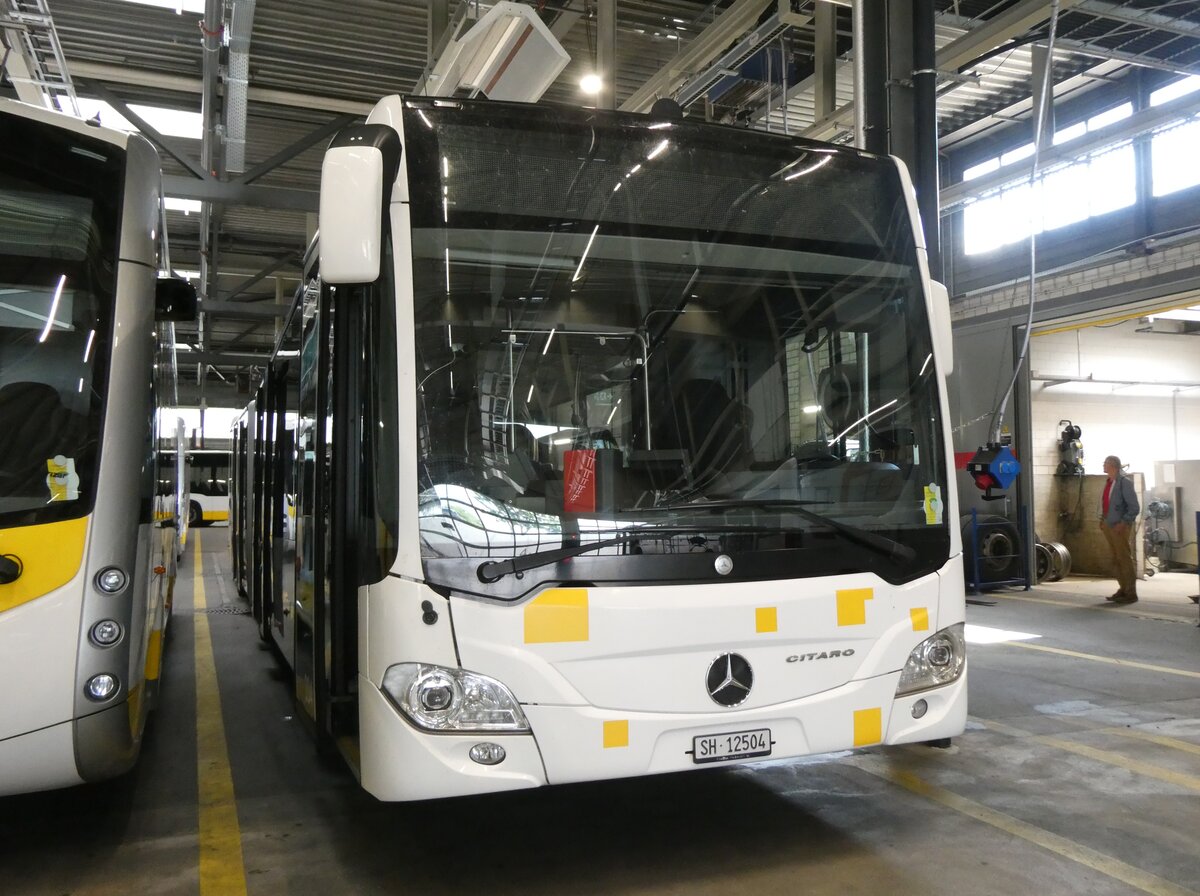 (275'659) - VBSH Schaffhausen - Nr. 204/SH 12'504 - Mercedes (ex SB Schaffhausen Nr. 4) am 17. Mai 2025 in Schaffhausen, Busdepot