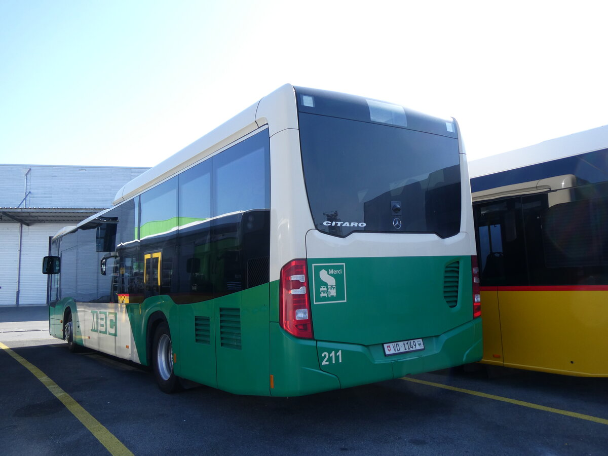 (275'706) - MBC Morges - Nr. 211/VD 1149 - Mercedes am 18. Mai 2025 in Kerzers, Interbus