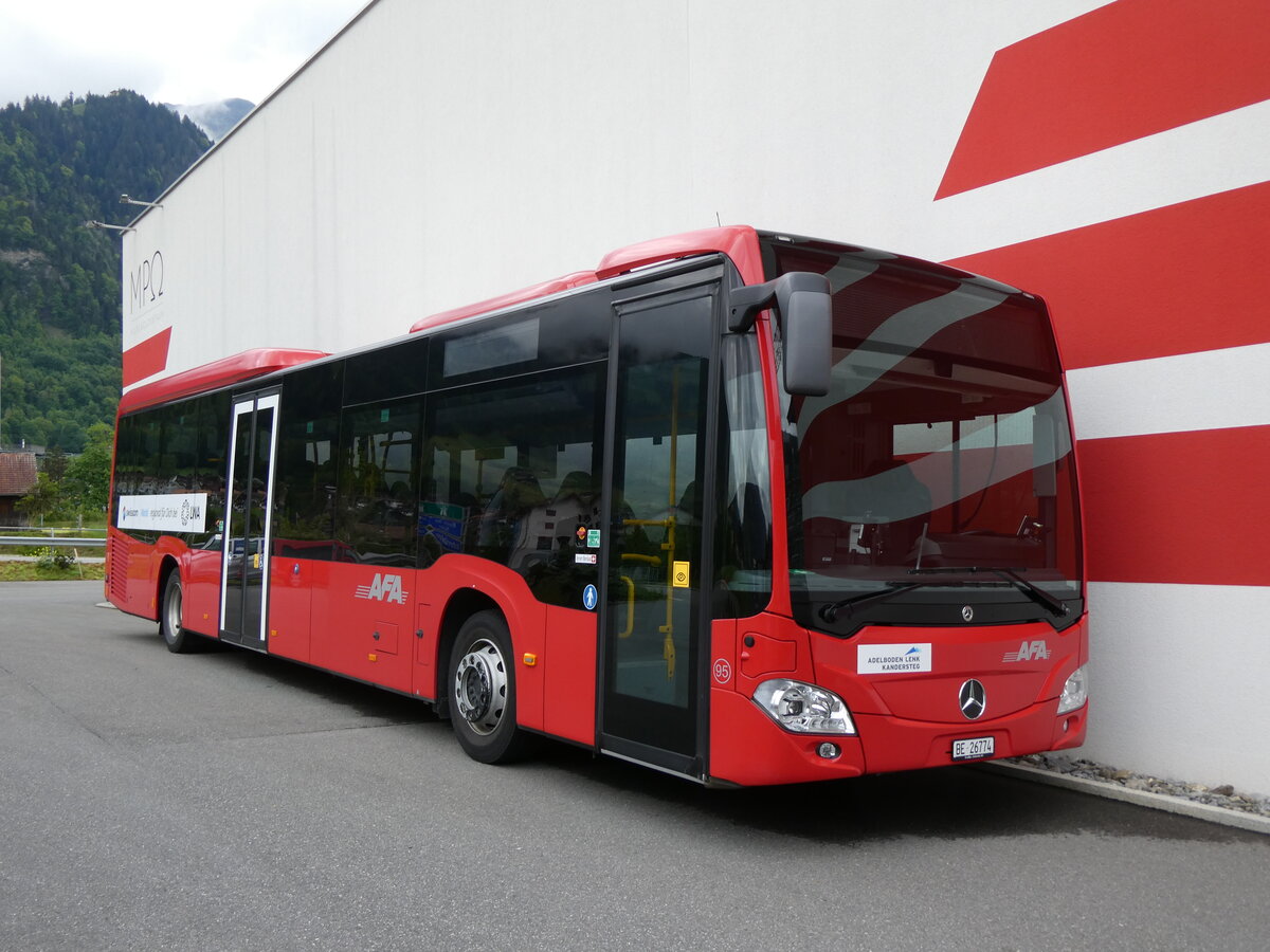(275'727) - AFA Adelboden - Nr. 95/BE 26'774 - Mercedes am 21. Mai 2025 in Frutigen, Garage