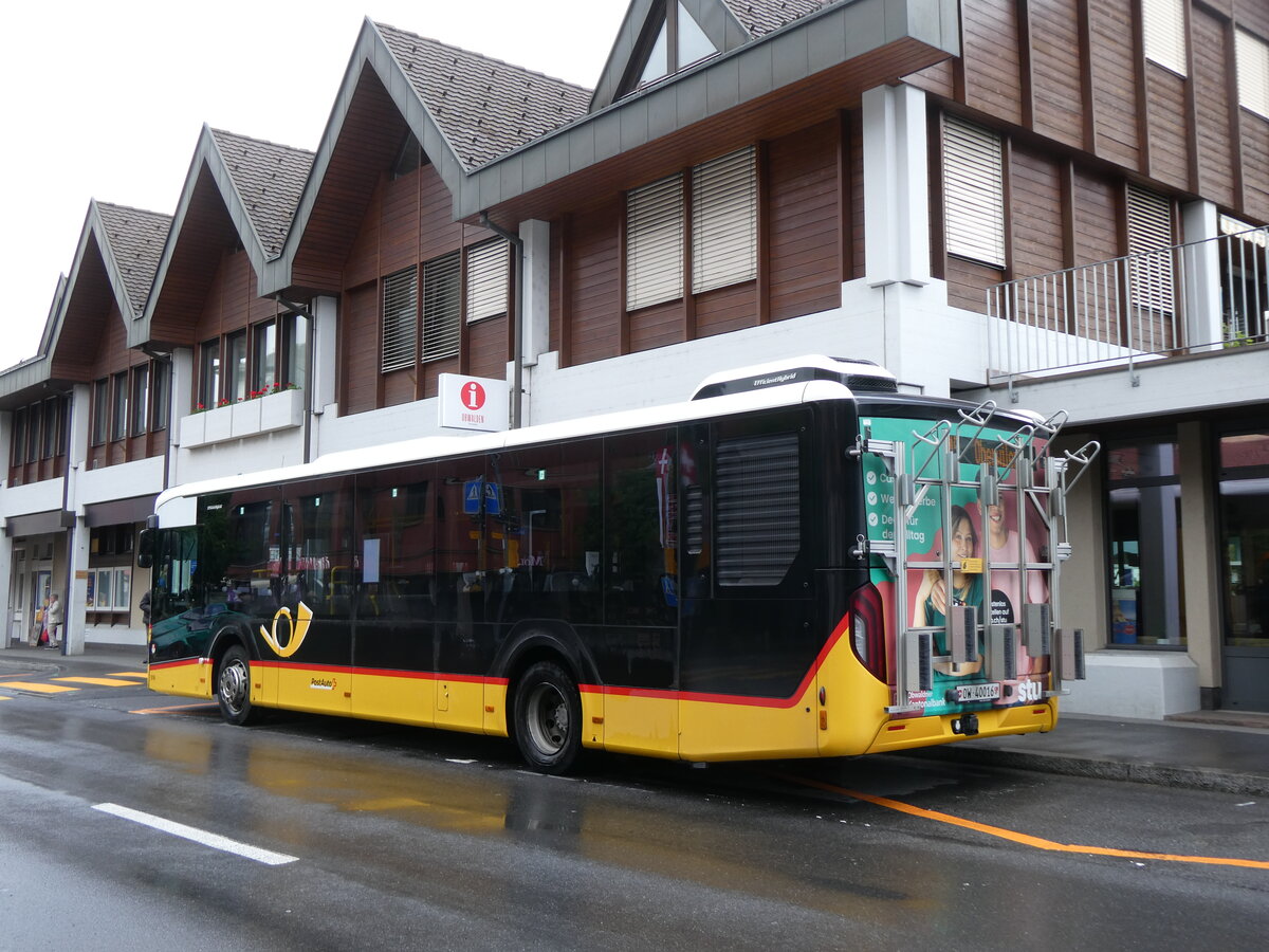 (275'741) - PostAuto Zentralschweiz - Nr. 516/OW 40'016/PID 11'747 - MAN (ex Nr. 16) am 23. Mai 2025 beim Bahnhof Sarnen