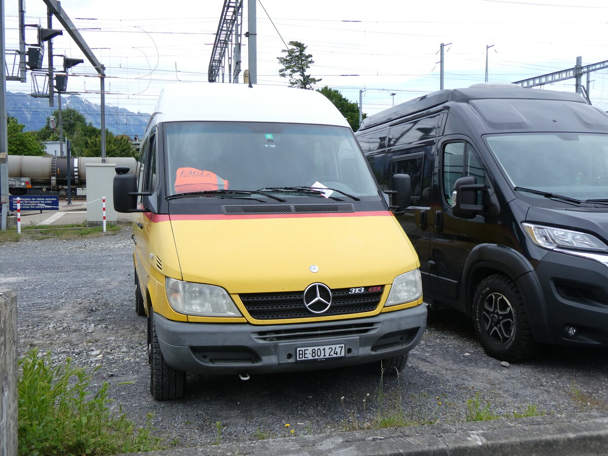 (275'807) - ??? - BE 801'247 - Mercedes am 25. Mai 2025 in Thun, Rosenau