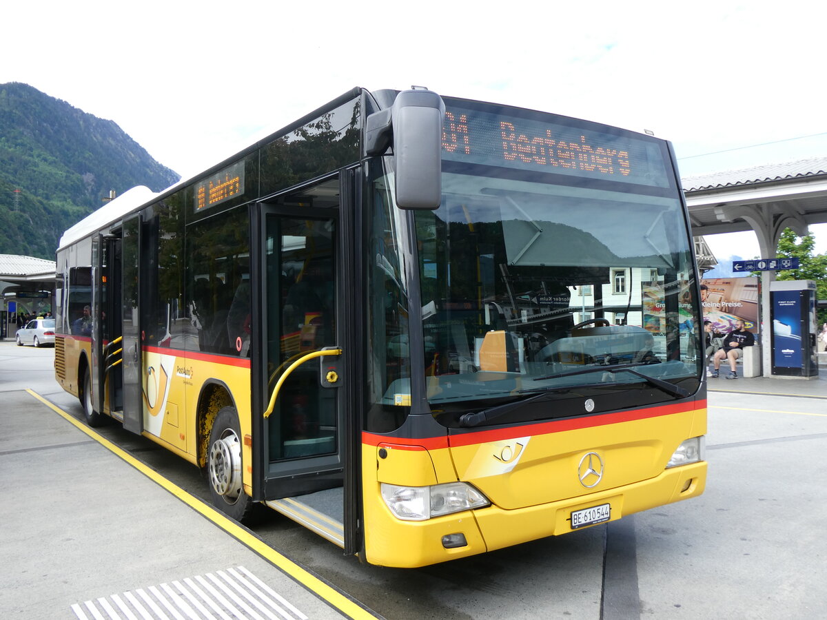 (275'912) - PostAuto Bern - BE 610'544/PID 5417 - Mercedes (ex BE 538'988; ex BE 637'781) am 29. Mai 2025 beim Bahnhof Interlaken West