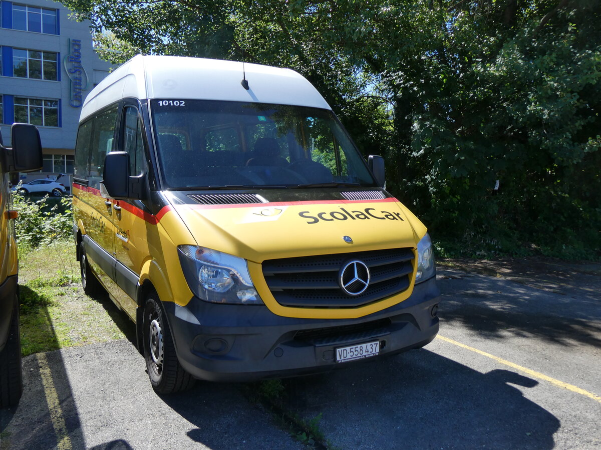 (275'970) - CarPostal Ouest - VD 558'437/PID 10'102 - Mercedes am 30. Mai 2025 in Yverdon, Garage