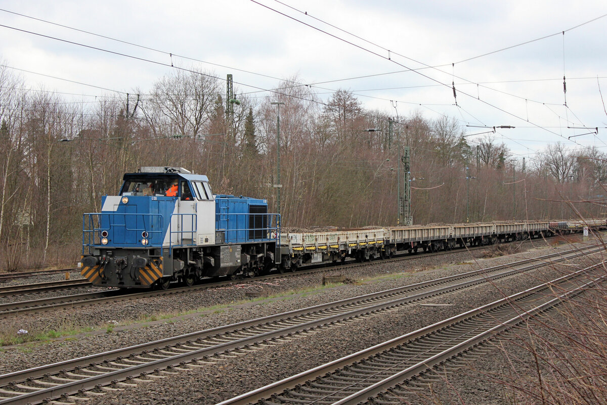 276 042-9 ist am 22.03.2023 in Tostedt im Bauzugdienst.